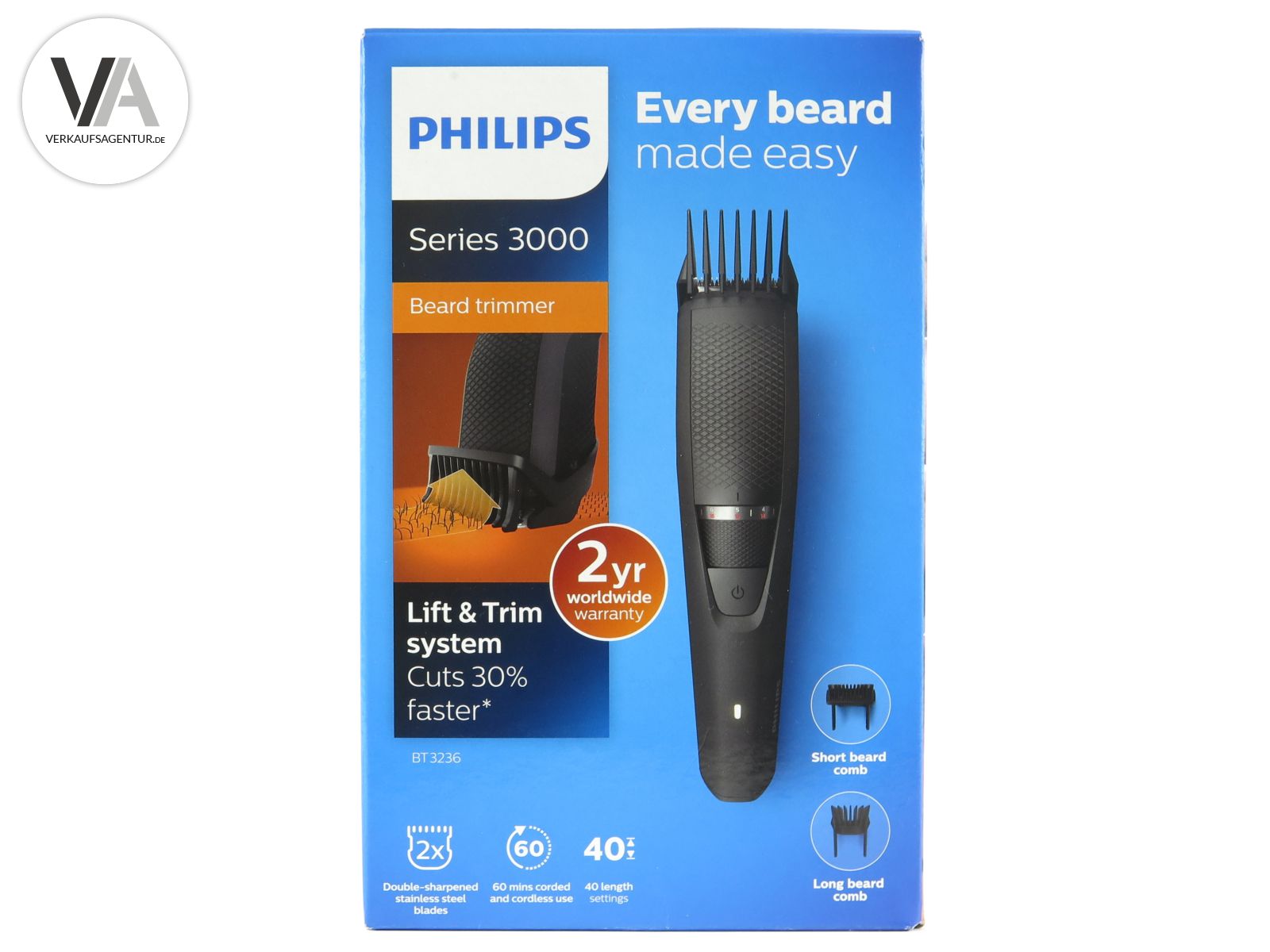 how to cut hair with philips trimmer 3000