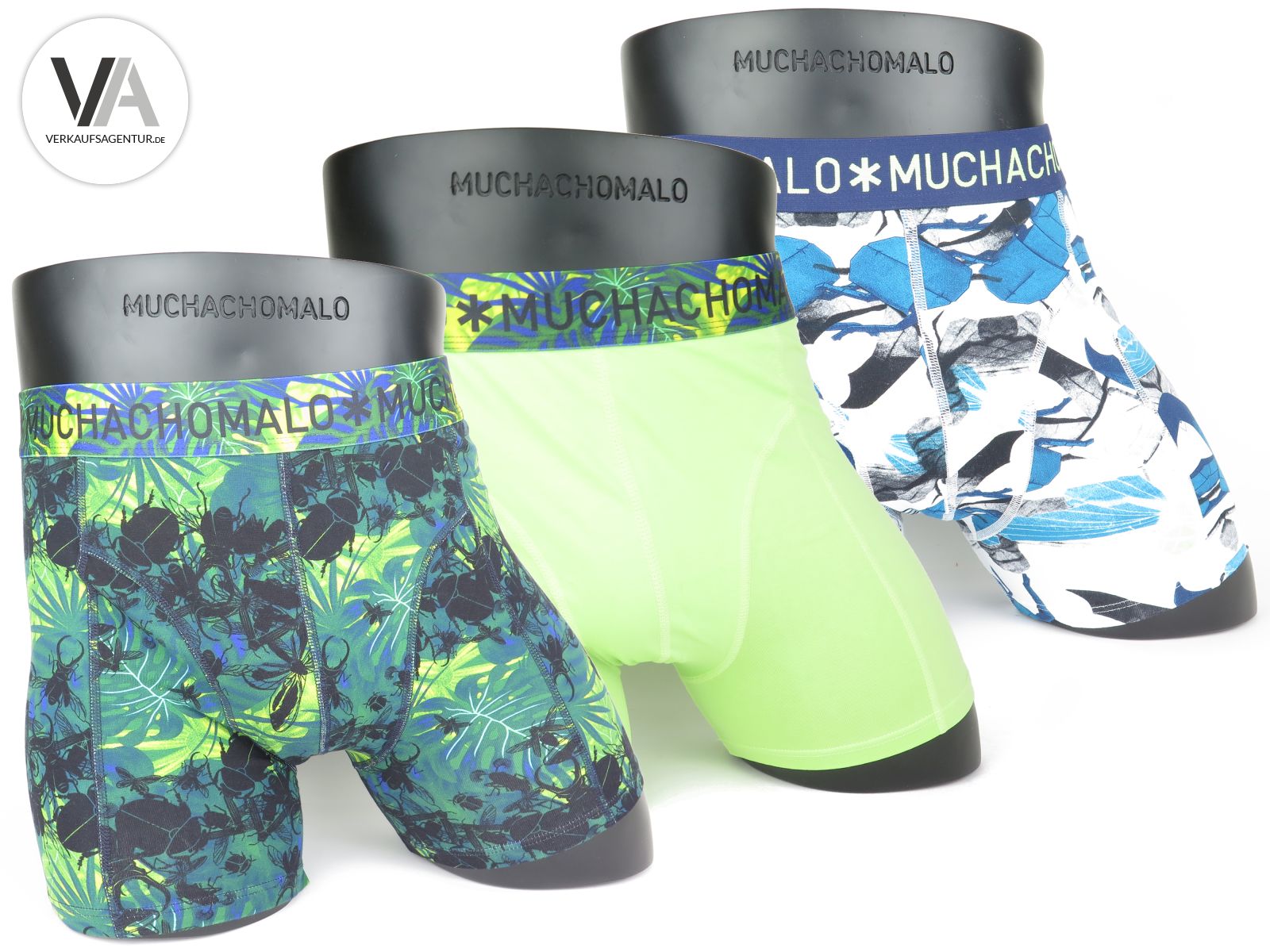 2er Pack Muchachomalo Messieurs Slip Boxer Shorts Takin Coton S-XXL